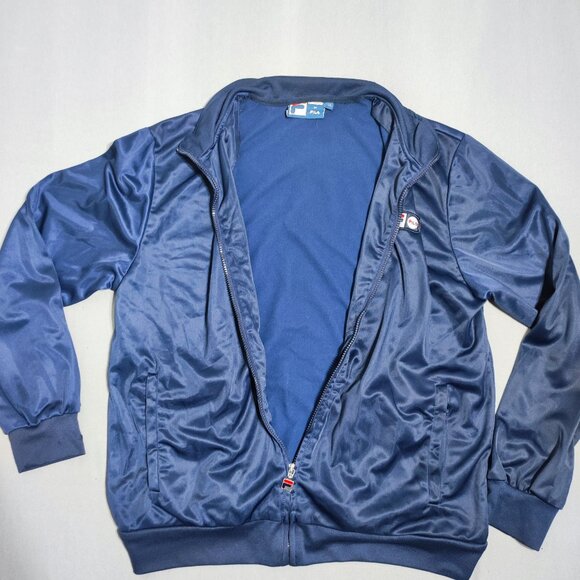 Fila F-Box Track Jacket men's size L blue 50 years anniversary collection - Picture 3 of 9